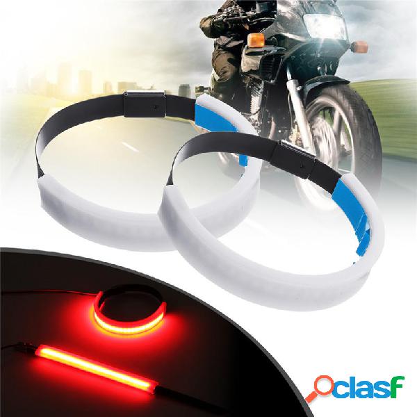 2 x Moto LED Forcella Striscia di svolta Indicatore di