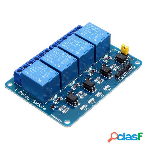 3 pezzi 5V Modulo relè a 4 canali per PIC ARM DSP AVR