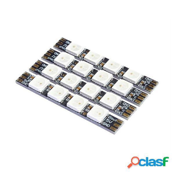 4 PC PandaRC 5V RGB WS2812 LED Striscia con cavo 100mm per