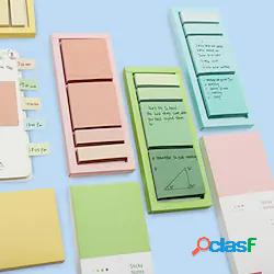 4 pcs Note adesive Blocco note 92.15 pollice Colorato Carta