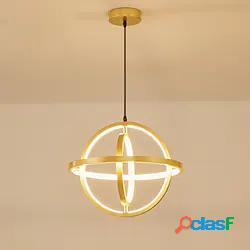40 cm cerchio/anello lampada a sospensione design led globo