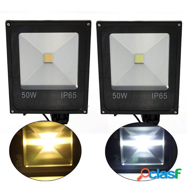 50w pir luce del sensore di movimento LED alluvione IP65