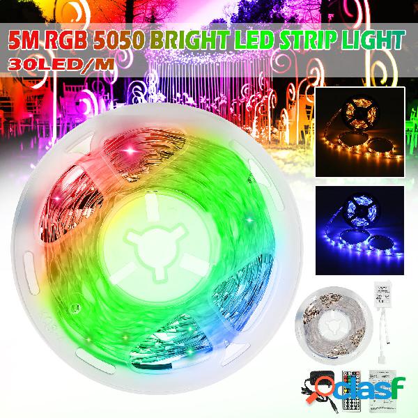 5M RGB 5050 NON impermeabile LED Striscia SMD con controller