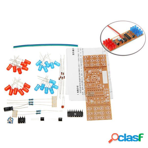 5pcs DIY doppio colore LED Flash Lights Kit produzione