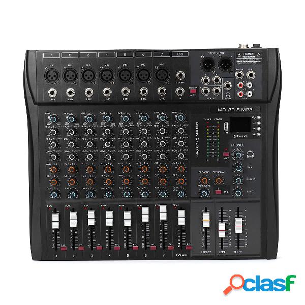 9 canali 3 Banda Mixer audio professionale bluetooth DJ