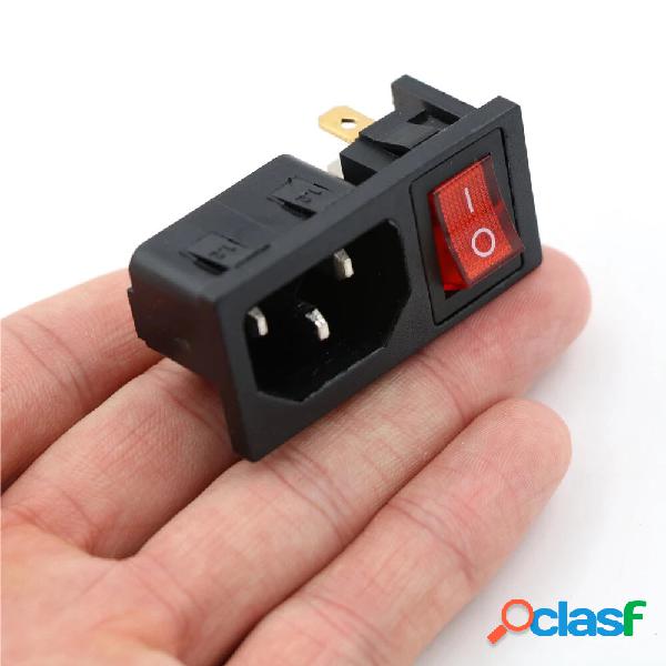 AC 10A 250V 3Pins Potenza interruttore a bilanciere presa di