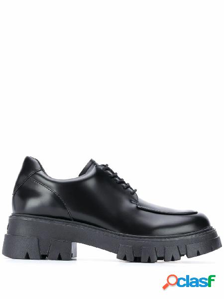 ASH STRINGATE DONNA F20LAB02BLACK PELLE NERO