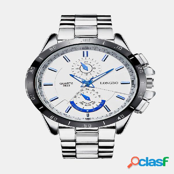 Acciaio inossidabile Banda Fashion Business Style Luminoso