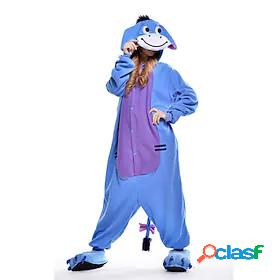 Adults Donkey Kigurumi Pajamas Onesie Pajamas Polar Fleece