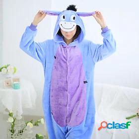 Adults Kigurumi Pajamas Donkey Onesie Pajamas Flannelette