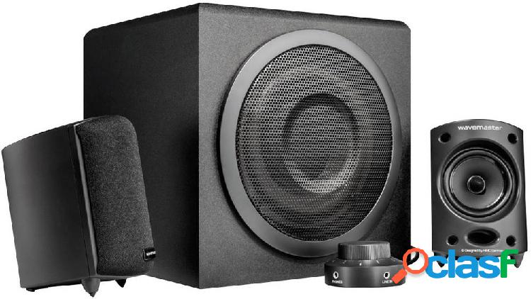 Altoparlante per PC 2.1 Cablato Wavemaster MOODY 65 W Nero