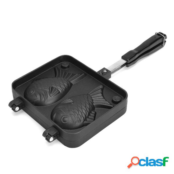 Antiaderente Taiyaki a forma di pesce Waffle Padella Maker