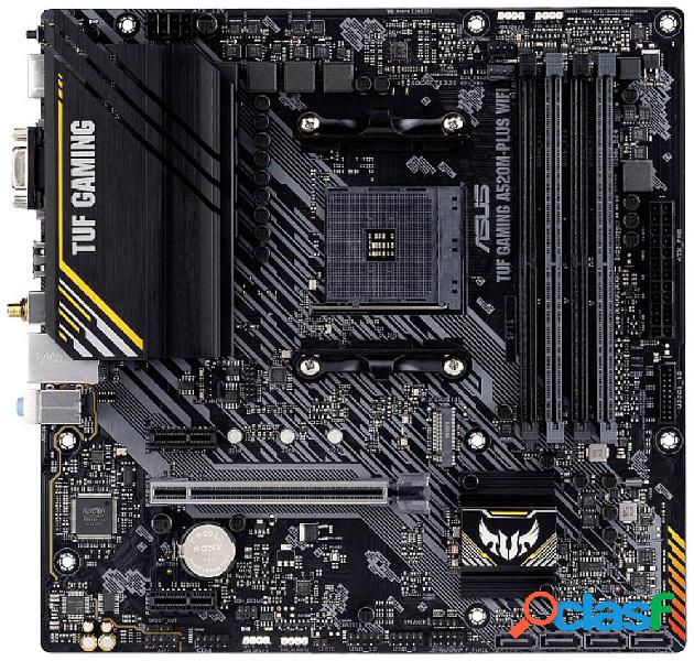 Asus TUF GAMING A520M-PLUS WIFI Mainboard Attacco AMD AM4