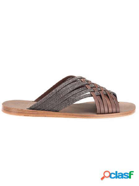 BRUNELLO CUCINELLI SANDALI DONNA MZSLC1780C6372 PELLE