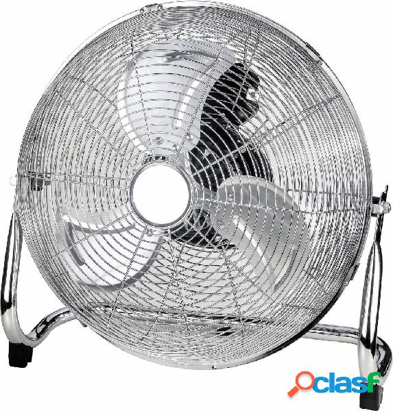 Basetech Ventilatore da terra 60 W Cromo