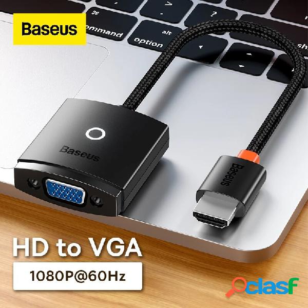 Baseus Convertitore adattatore HDMI-compatibile a VGA per
