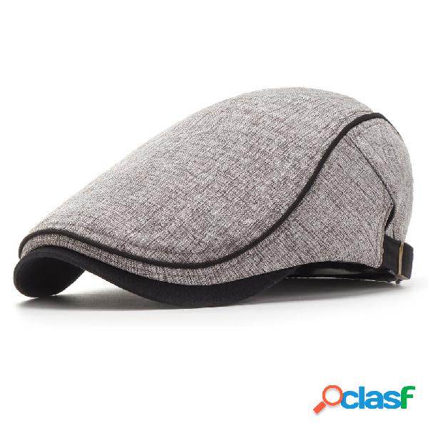 Berretti berretti da pittore in cotone solido da donna da
