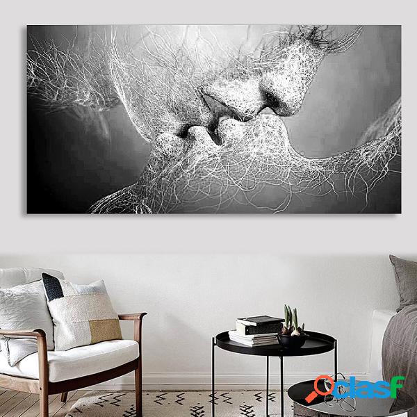 Black & White Love Wall Art Picture Print Abstract Arts on