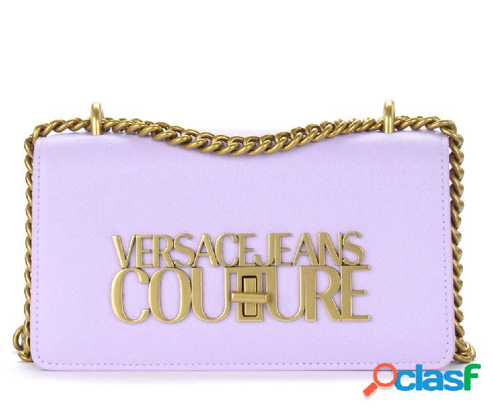 Borsa a tracolla Versace Jeans Couture color lavanda con