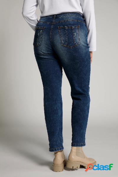 Boyfriend jeans, Donna, Blu, Taglia: 68,