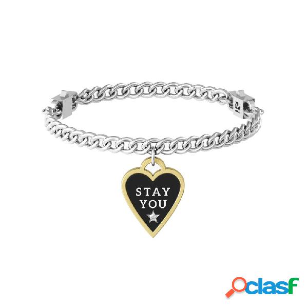 Bracciale Kidult in Acciaio Cuore | Stay You - Philosophy -
