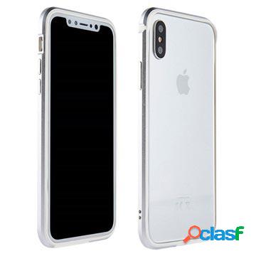 Bumper TPU Ultra Sottileper Sulada per iPhone X - Bianco