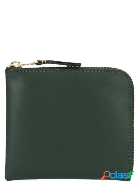 COMME DES GARÇONS PORTAFOGLIO UOMO SA3100BOTTLEGREEN PELLE