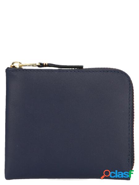 COMME DES GARÇONS PORTAFOGLIO UOMO SA3100NAVY PELLE BLU