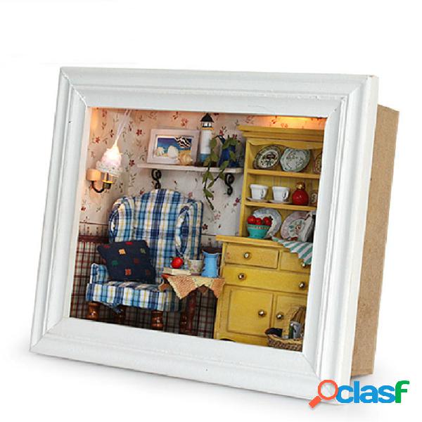 CUTEROOM Fai da te Casa delle bambole Cottage Lunghe vacanze