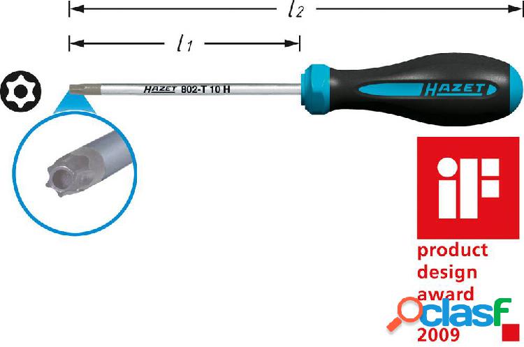 Cacciavite Torx Hazet Officina e meccanica Dimensione TR 10
