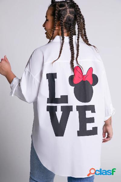 Camicia dal taglio oversize con grande stampa di Minnie sul