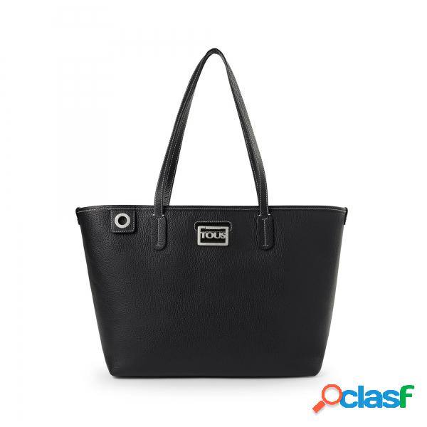Capazo Tous Legacy Piel Negro Tous Borse con manico corto