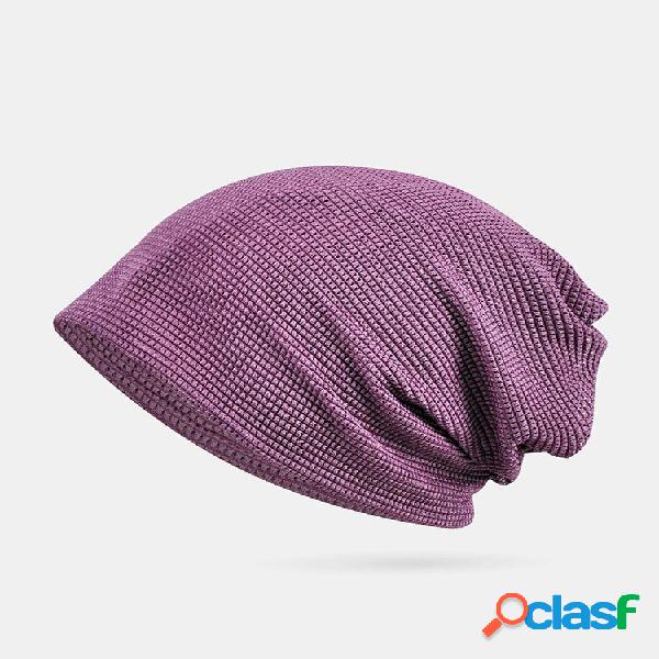 Cappello Beanie sottile Tinta unita Maglia traspirante