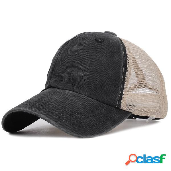 Cappello da baseball di messy bun