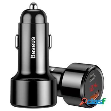 Caricabatteria da Auto con USB e USB-C Baseus Magic QC&PD -