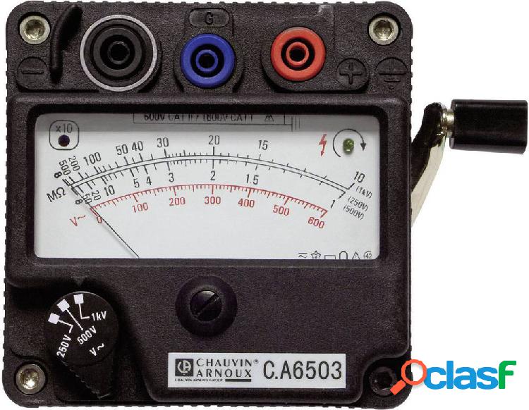 Chauvin Arnoux C.A 6503 Misuratore di isolamento 250 V, 500