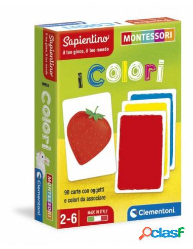 Clementoni - Montessori Carte Colori