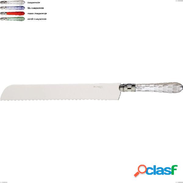 Coltello pane Cristallo ghiera cromata bugatti, acciaio