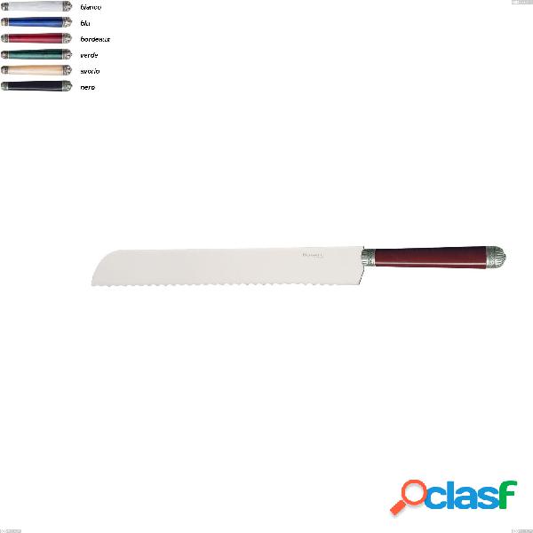 Coltello pane Dorico bugatti ghiera brunita, acciaio 18.10