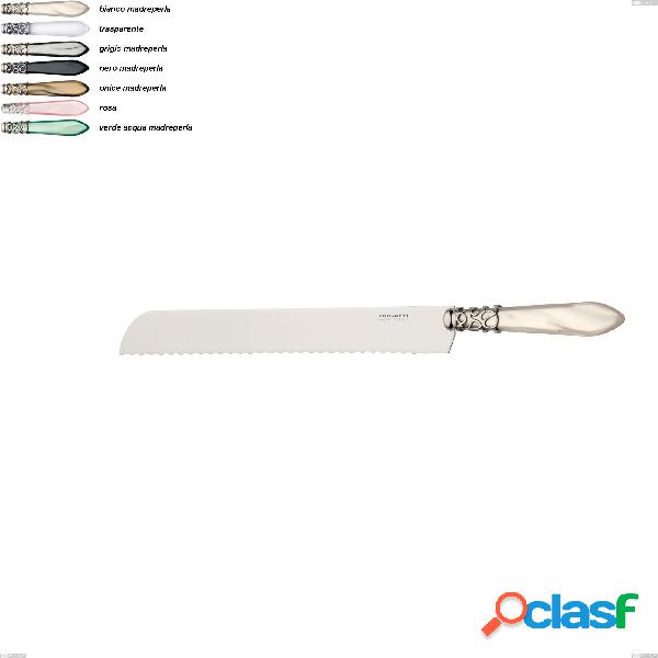 Coltello pane Melodia ghiera cromata bugatti, acciaio 18.10