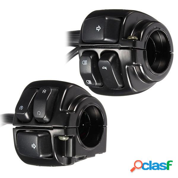 Coppia 1inch 25 millimetri moto cablaggio alloggiamento