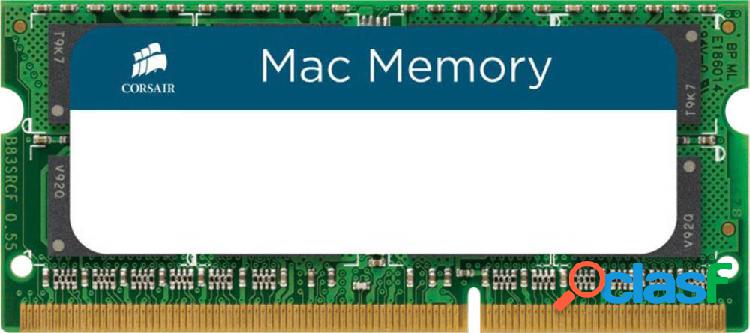 Corsair Kit memoria Laptop MAC™ Memory CMSA8GX3M2A1066C7 8
