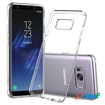 Cover Anti Scivolo TPU per Samsung Galaxy S8+ - Trasparente