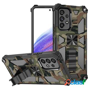 Cover Ibrida Camo Serie con Supporto per Samsung Galaxy A53