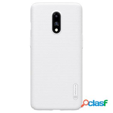 Cover Nillkin Super Frosted Shield per OnePlus 7 - Bianca