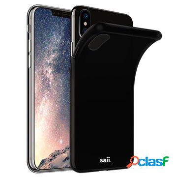 Cover TPU Antiscivolo iPhone XS Saii Premium - Nera