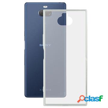 Cover Ultra Sottile in TPU Ksix Flex per Sony Xperia 10 Plus