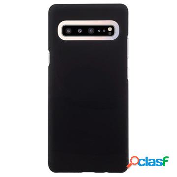 Cover in Plastica Gommata per Samsung Galaxy S10 5G - Nera