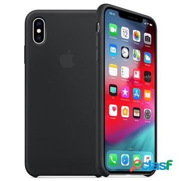 Cover in Silicone Apple per iPhone XS Max MRWE2ZM/A - Nero