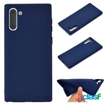 Cover in Silicone per Samsung Galaxy Note 10 - Blu Scuro